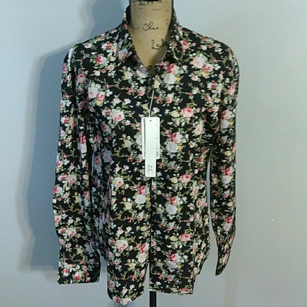 Floral Button Down Shirt